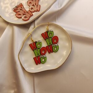 Hohoho Christmas earrings